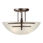 Forte Lighting 2231-02-32 Signature Semi-flush Mount Antique Bronze. Fixed Price $82.80.