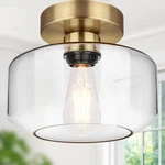 Lynnoland Industrial Semi Large, Brass (includes $12 Bulb, 2700K, 800LM). Fixed Price $62.99.