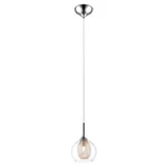 Z-lite Auge 1 Light Mini Pendant, Chrome, Clear & Mesh 905MP. Fixed Price $64.99.