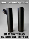 Eglo Tortoreto Mini Pendant Matte Black 62557A Set Of Excellent Condition. Fixed Price $159.00.
