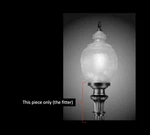 New Vintage Single Street Light Pole Lamp Base Only Antique Led. Fixed Price $220.00.