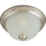Maxim Lighting 5831FTSN Essentials 2-LIGHT 13.5" Wide Satin Nickel Flush Mount. Fixed Price $37.00.
