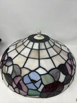 Dale Tiffany Stained Glass Hanging Light Fixture Shade Only 14 End To. Fixed Price $100.00.