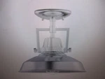 Hampton Bay Wilhelm 12 In. 1-LIGHT Brushed Industrial Farmhouse Semi-flush. Fixed Price $29.66.