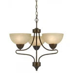 Cal Lighting Romano Rust 3-LIGHT Chandelier Elegant Ceiling Fixture 0201931. Fixed Price $32.95.