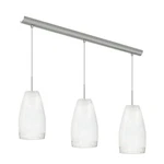 Eglo 20598A Crash 3 Light 28"W Large Pendant - Nickel. Fixed Price $139.99.