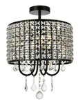 Flush Mount Round Crystal Shade 4 Dining Kitchen Bathroom Lighting. Fixed Price $360.80.