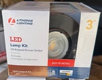 Lithonia Lighting 3" Led Lamp Kit Oil Rubbed Bronze Gimbal Recessed. Fixed Price $14.99.
