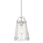 Home Decorators Collection Archdale 1-LIGHT Brushed Nickel Mini-pendant. Fixed Price $59.57.