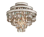 Corbett Lighting 142-33 Dolcetti 18"W Flush Mount Ceiling Shells Crystal. Fixed Price $999.99.