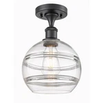 Innovations Lighting 516-1C-12-8 Rochester Semi-flush Black. Fixed Price $226.60.