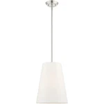 Livex Lighting 40567-91 Prato Pendant Brushed Nickel. Fixed Price $163.17.