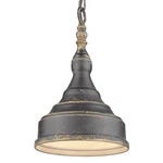 Golden Lighting 0806-S Black/iron Keating 9"W Mini Pendant. Fixed Price $153.99.