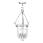 Livex Lighting Jefferson 3 Brushed Nickel Chain Lantern. Fixed Price $247.99.