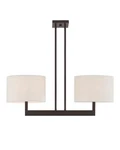 Livex Lighting - Hayworth 2 Linear Chandelier Contemporary Style 11. Fixed Price $68.00.
