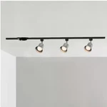 Hampton Bay Flared Brushed Nickel 3-LIGHT Integrated Led Linear Track Lighting. Fixed Price $23.99.