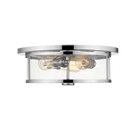 Z-lite Savannah 3 Light Flush Mount, Chrome 462F16-CH. Fixed Price $219.99.