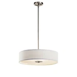 Kichler 42121NI PENDANT/3-LIGHT Semi Flush In Brushed Nickel. Fixed Price $159.95.