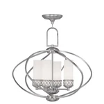 Livex Lighting Westfield Chandelier Brushed Nickel 4724-91. Fixed Price $579.96.