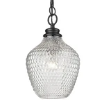 Golden Lighting 1088-M Blk-clr Adeline Pendant Ceiling. Fixed Price $100.00.