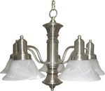 Maxim 20325 Nickel Newburg 24"W 5-LIGHT Chandelier. Fixed Price $95.10.