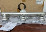 Quorum 3-LIGHT Bathroom Vanity Fixture Hemisphere Satin Nickel Finish 5162-3-165. Fixed Price $35.00.