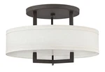 Hinkley Lighting 3201 20"W Semi-flush Ceiling Fixture Bronze. Fixed Price $599.00.