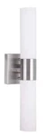 Livex Lighting 10102 Nickel Aero 2-LIGHT 5"W Bath Bar. Fixed Price $39.00.
