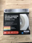 Commercial Electric 6" 30 Lighting Options Led Recessed Trim Adjusts Cct -. Fixed Price $17.63.