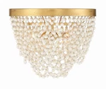 Crystorama Lighting Group FIO-A9103-WH Fiona 14"W Flush Gold. Fixed Price $378.00.