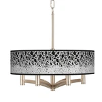 Terrazzo Ava 6-LIGHT Nickel Pendant Chandelier. Fixed Price $349.99.