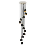Hinkley Lighting Nula 12 Multi Tier, Shell Black - 35908SHB. Fixed Price $2239.00.