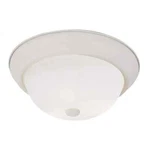 Bel Air Lighting Bowers 2-LIGHT Antique White Flush Mount. Fixed Price $20.00.