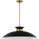 Nuvo Lighting 60/7462 Perkins Pendant Matte Black/burnished Brass. Fixed Price $257.59.