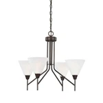 Sea Gull Lighting 4-LIGHT Chandelier Ashburne Single Tier Burnt Sienna 311204710. Fixed Price $39.99.