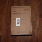 Hampton Bay Collier 1-LIGHT Outdoor Wall Lantern Sconce 11.12". Fixed Price $29.30.
