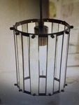 Home Decorators Indoor Glass Mini Pendant Light Oil-rubbed Bronze. Fixed Price $32.30.