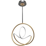 Dainolite Lighting RYN-2427LEDP-GLD-MB Raelynn Pendant Gold And Matte Black. Fixed Price $520.00.