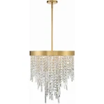 Crystorama WIN-215-GA-CL-MWP Winfield Chandelier Antique Gold. Fixed Price $998.00.