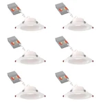 Recessed Lights 6 Inch Round Wafer Downlight, 5-IN-1 Switchable White Color T.... Fixed Price $179.12.