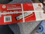 General Electric Commercial Fluorescent Light Grade Pack Of 4FT T8 PC31295. Fixed Price $59.99.