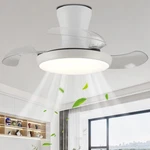 Fejanical 30 Inch Retractable Fandelier Ceiling With Light Remote White. Fixed Price $124.45.