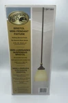 Hampton Bay Bristol Mini 1 Light Pendant Nutmeg Bronze Tea-stained Shade New. Fixed Price $38.99.