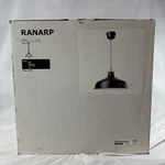New Ikea Ranarp Black 15" 38 Cm Pendant Lamp 103.909.56 Hanginglight Fixture. Fixed Price $34.00.