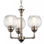 Kichler 43992 Pewter Niles 3-LIGHT 16"W Tier Shaded Chandelier. Fixed Price $64.06.