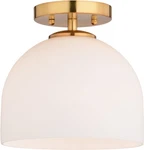 Vaxcel Lighting C0314 10"W Flush Mount Ceiling Fixture - Brass. Fixed Price $80.99.