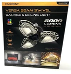 Farpoint 6000 Lumens Versa Beam Swivel Garage Ceiling Lights Led- Brand New.. Fixed Price $23.99.