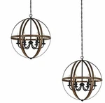 Westinghouse Stella Mira Indoor Chandelier, Barnwood Oil Rubbed Bronze 2-PK. Fixed Price $350.92.