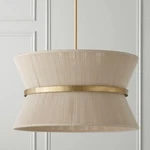 Capital Lighting 341281NP Cecilia Pendant Bleached Natural Rope And Pati. Fixed Price $658.00.