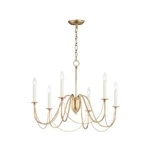 Maxim Lighting Plumette 6-LIGHT Chandelier, Gold Leaf 12166GL. Fixed Price $355.30.